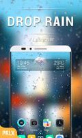 Drop Rain Parallax V Launcher Theme Affiche