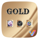 Gold V Launcher Theme APK