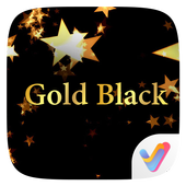 Gold Black VLauncher Theme icon