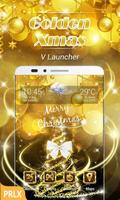 Golden Xmas Parallax V Launcher Theme bài đăng