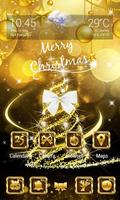 Golden Xmas Parallax V Launcher Theme ảnh chụp màn hình 1