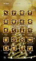 Golden Xmas Parallax V Launcher Theme ảnh chụp màn hình 2