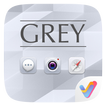 Grey V Launcher Theme