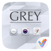 Grey V Launcher Theme icon