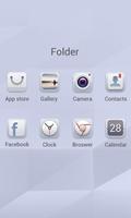 Grey V Launcher Theme ảnh chụp màn hình 2