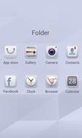 Grey V Launcher Theme скриншот 2