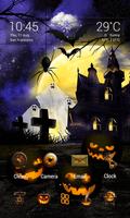 برنامه‌نما Halloween Dynamic V Launcher Theme عکس از صفحه