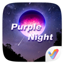 Purple Night 3D V Launcher Theme APK