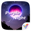 Purple Night Parallax V Launcher Theme APK