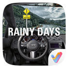 Rainy Days 3D V Launcher Theme icône