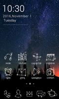 Starry V Launcher Theme ảnh chụp màn hình 2