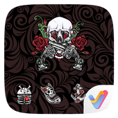 Skull Tattoo V Launcher Theme icon