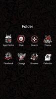 Skull Tattoo V Launcher Theme ảnh chụp màn hình 3