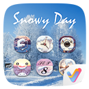 Snowy Day V Launcher Theme APK