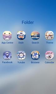 Snowy Day V Launcher Theme скриншот 3