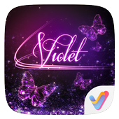 Violet V Launcher Theme icon