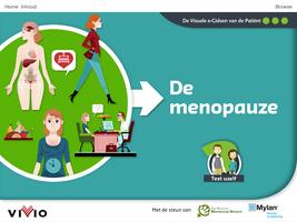 Menopauze – Visuele e-Gids-poster