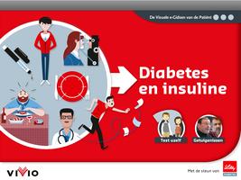 Diabetes en insuline e-Gidsen-poster