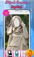 Hijab Camera Stylish Affiche