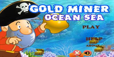 Gold Miner Ocean Affiche