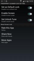 Finger Print screen lock prank captura de pantalla 3