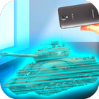 Tank Simulator 3D Hologram icône