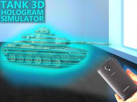 Tank-Simulator 3D Hologram Screenshot 1