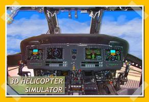 Helicopter Simulator Driving Affiche