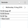 Widget Reminder Calendar Today