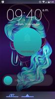 Neon Girl Xperia Theme تصوير الشاشة 3