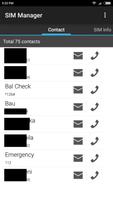 SIM Manager captura de pantalla 1