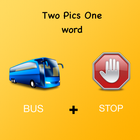 2 Pics 1 Word - 100 Crazy Puzz icon