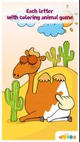 English Alphabet Coloring Game الملصق