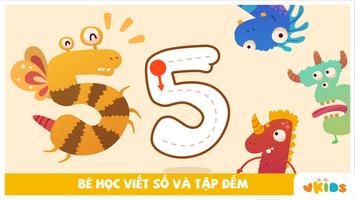 Poster Be Hoc Toan & So - VKids