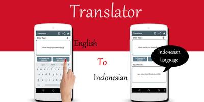 Indonesian English Translator الملصق