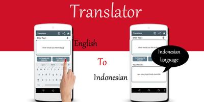 Indonesian English Translator Affiche