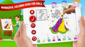 Fashion Girls coloring book - Fashion Coloring poster