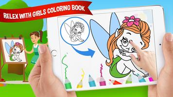 Fashion Girls coloring book - Fashion Coloring captura de pantalla 2