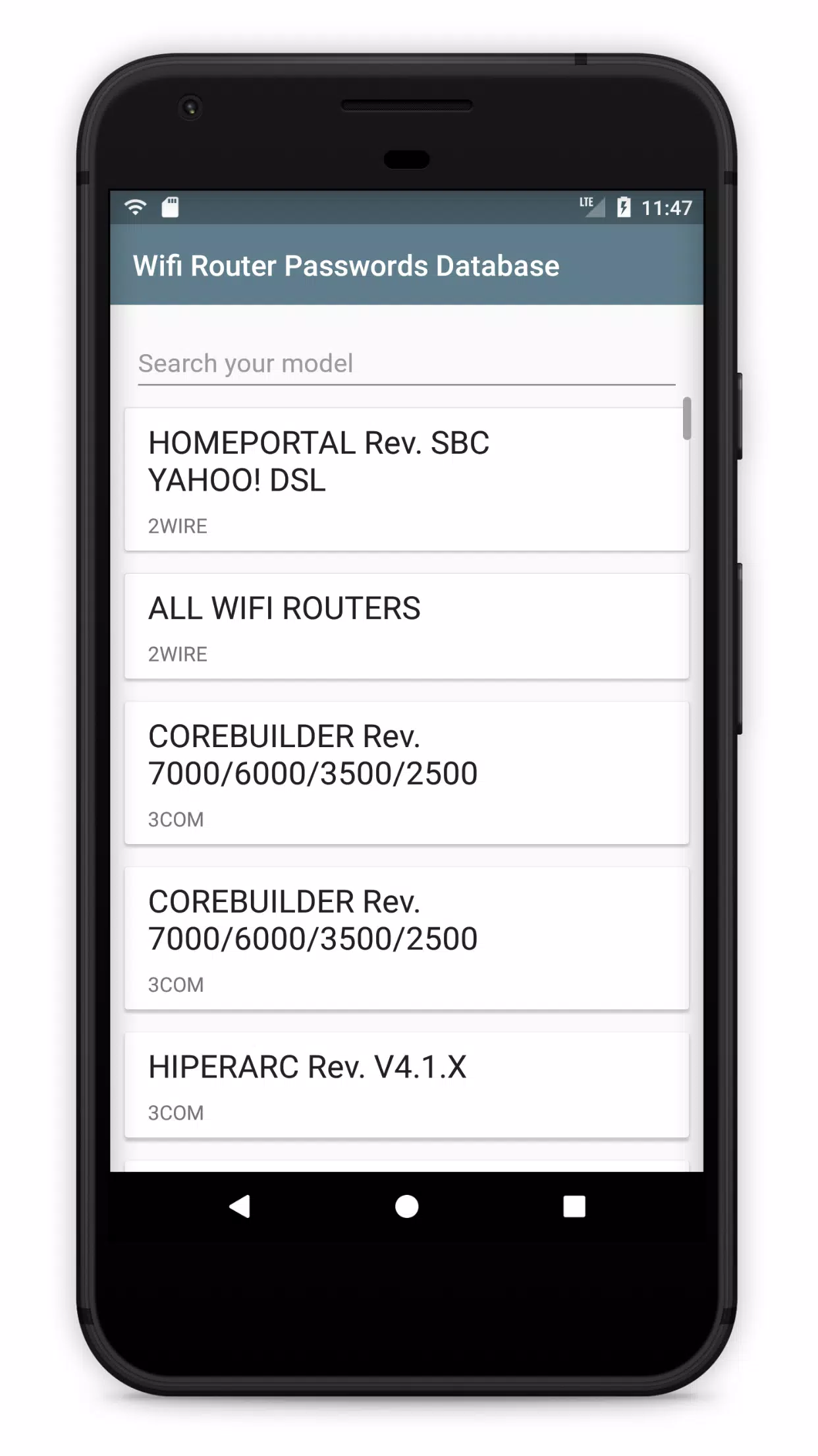 WiFi Router Passwords Database APK for Android Download