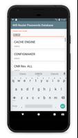 WiFi Router Passwords Database स्क्रीनशॉट 1