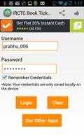 IRCTC Book Tickets screenshot 1