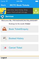 IRCTC Book Tickets Ekran Görüntüsü 3