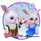 Valentines Rabbits Story icon