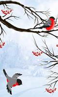 Winter Bullfinch HD LWP screenshot 2