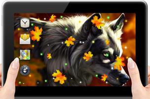 Wolf Autumn live wallpaper Screenshot 3