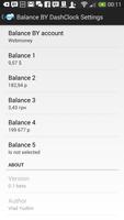 Balance BY DashClock screenshot 1