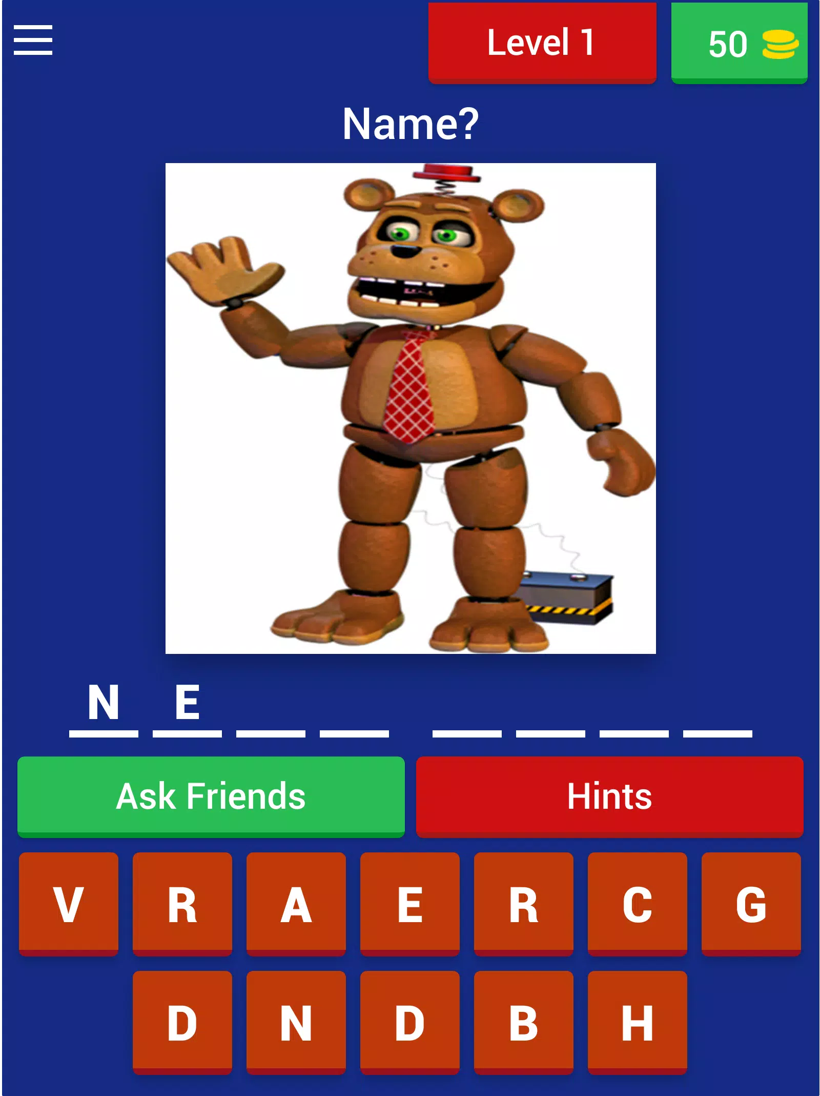 Fnaf 1 quiz