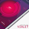 Violet Zooper Widget Theme MOD