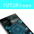 Futurismo Zooper Widget Skin أيقونة