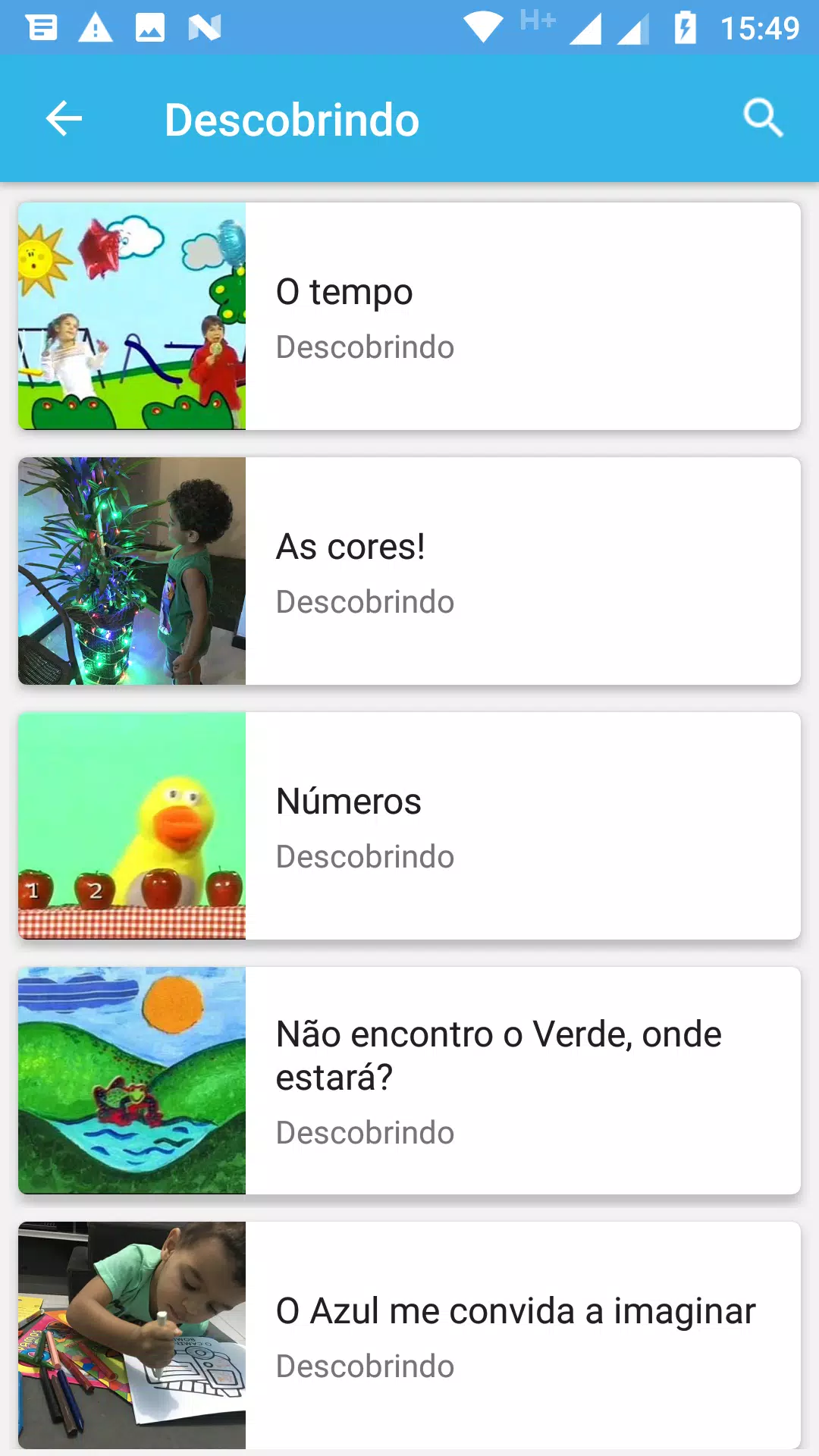 Vídeos Infantis Canções e Joguinhos para Crianças APK للاندرويد تنزيل